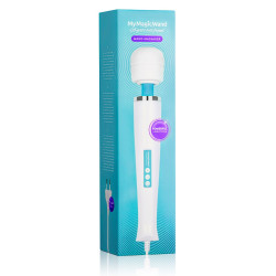 My Magic Wand Vibromasseur My Magic Wand - Tête 58mm Bleu
